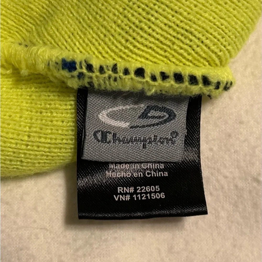 Champion Kids Beanie‎ - Blue, Black, and Yellow